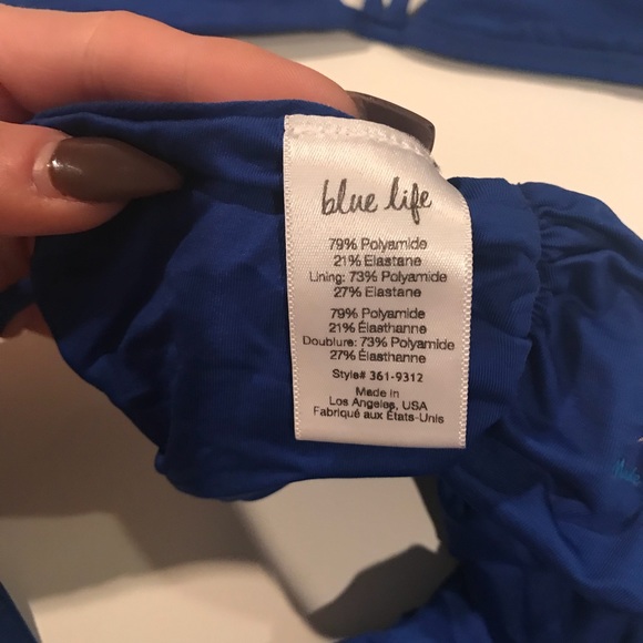 Blue Life Hypnotic Bikini Set - Picture 3 of 3